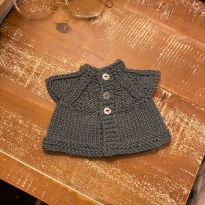 Handknit baby sweater